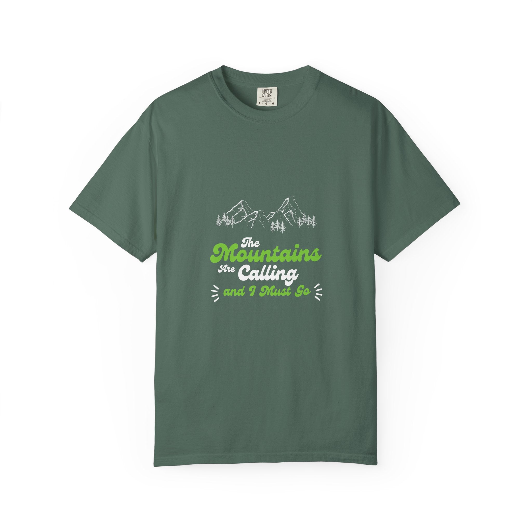 Mountains Are Calling T-shirt — Outdoor Hiking Adventure Tee