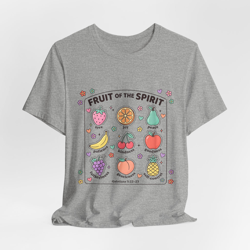 Fruit of the Spirit T-Shirt | Christian Rainbow Scripture Tee