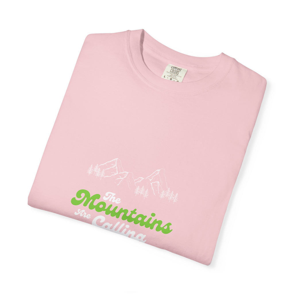 Mountains Are Calling T-Shirt — Outdoor Adventure Graphic Tee