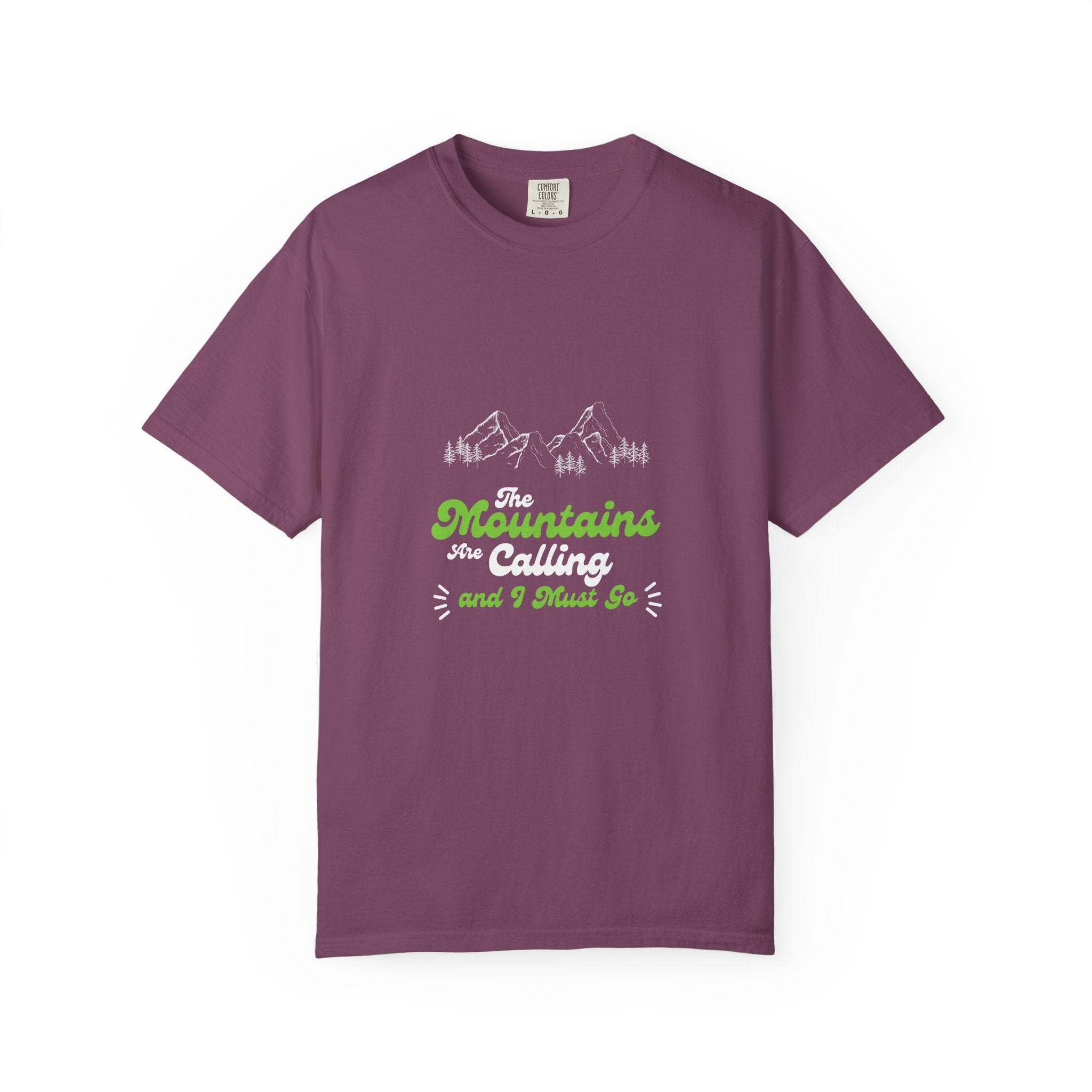 Mountains Are Calling T-shirt — Outdoor Hiking Adventure Tee