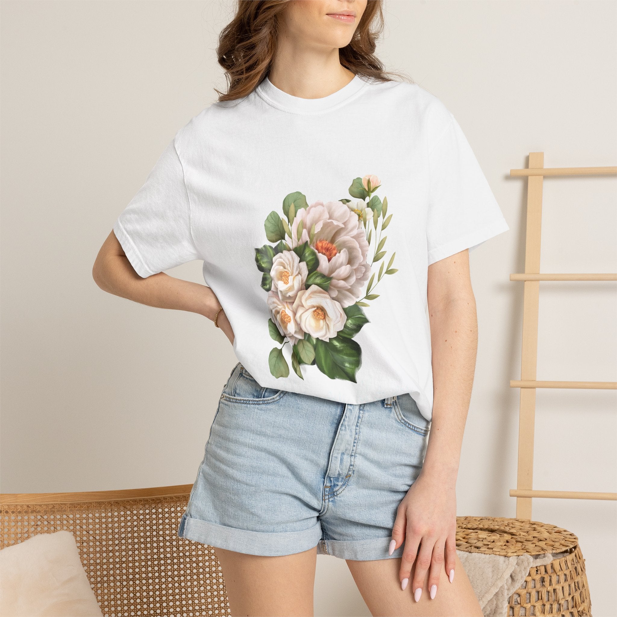 Floral Peony Bouquet T-Shirt