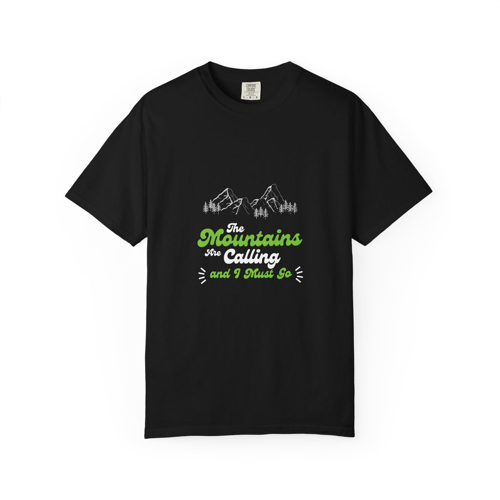 Mountains Are Calling T-shirt — Outdoor Hiking Adventure Tee