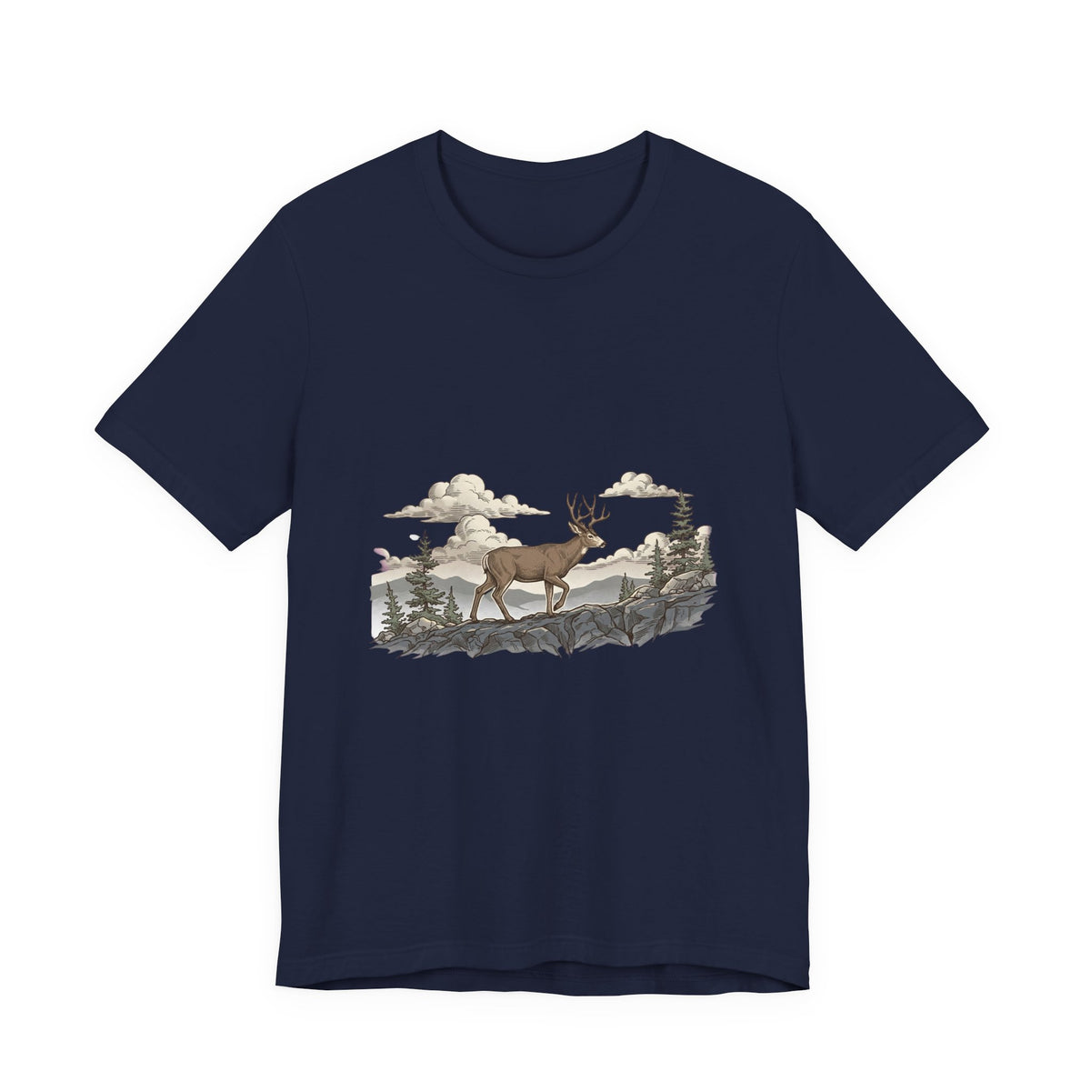 Vintage Deer Buck Tee | Hunting Season, Forest Antlers