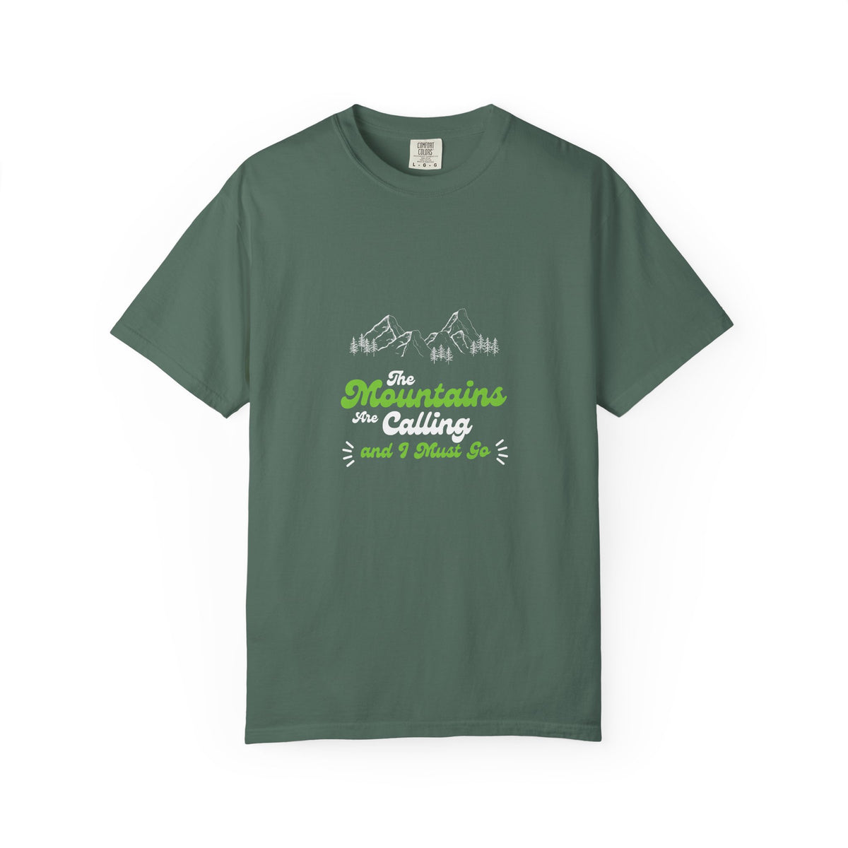 Mountains Are Calling T-Shirt — Outdoor Adventure Graphic Tee