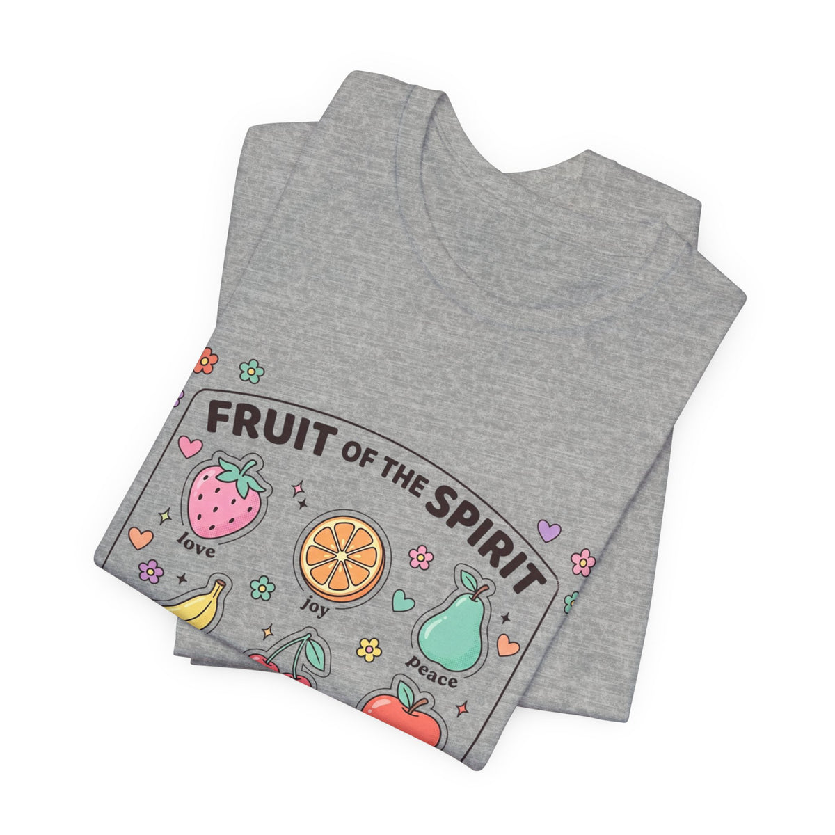 Fruit of the Spirit T-Shirt | Christian Rainbow Scripture Tee