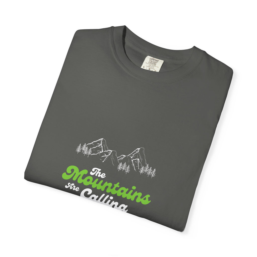 Mountains Are Calling T-Shirt — Outdoor Adventure Graphic Tee