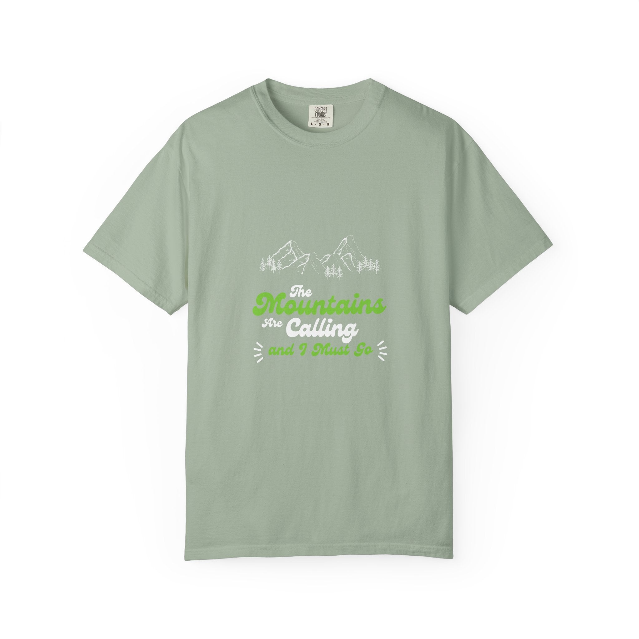 Mountains Are Calling T-shirt — Outdoor Hiking Adventure Tee