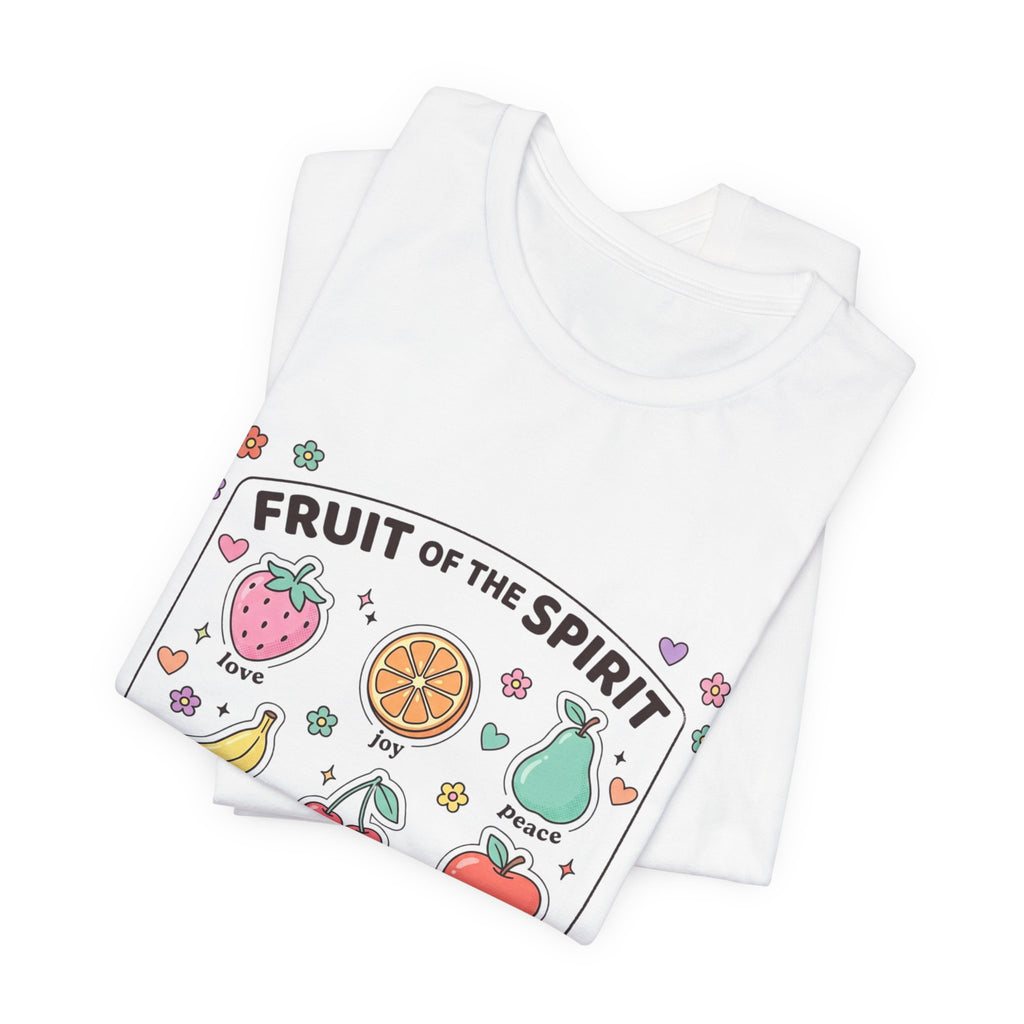 Fruit of the Spirit T-Shirt | Christian Rainbow Scripture Tee