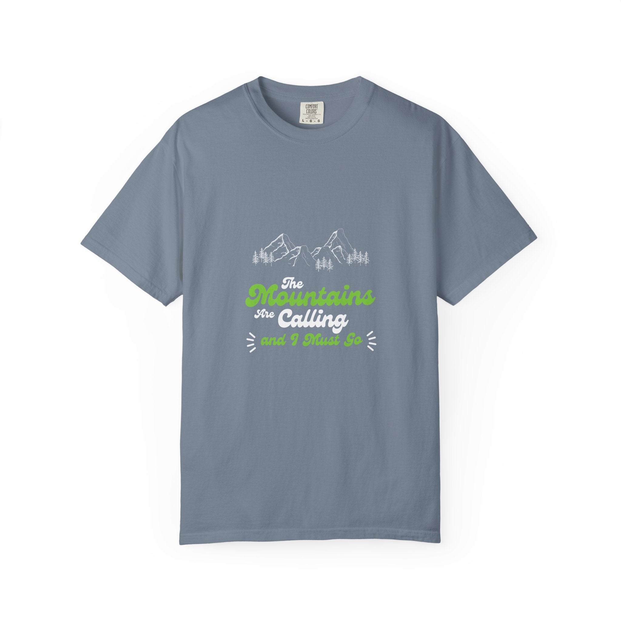 Mountains Are Calling T-shirt — Outdoor Hiking Adventure Tee