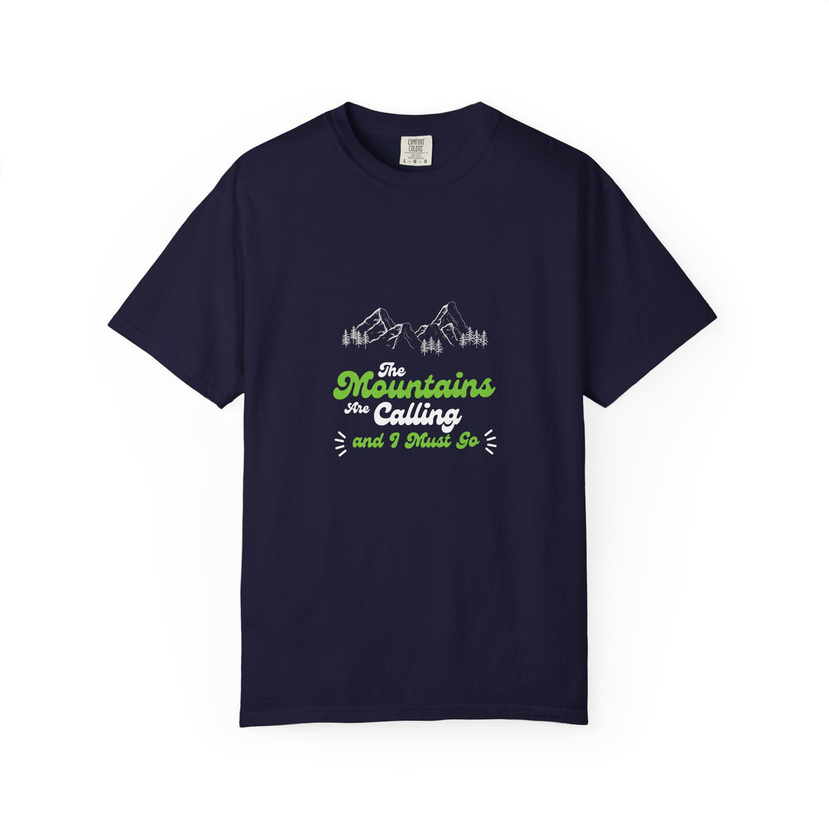 Mountains Are Calling T-Shirt — Outdoor Adventure Graphic Tee