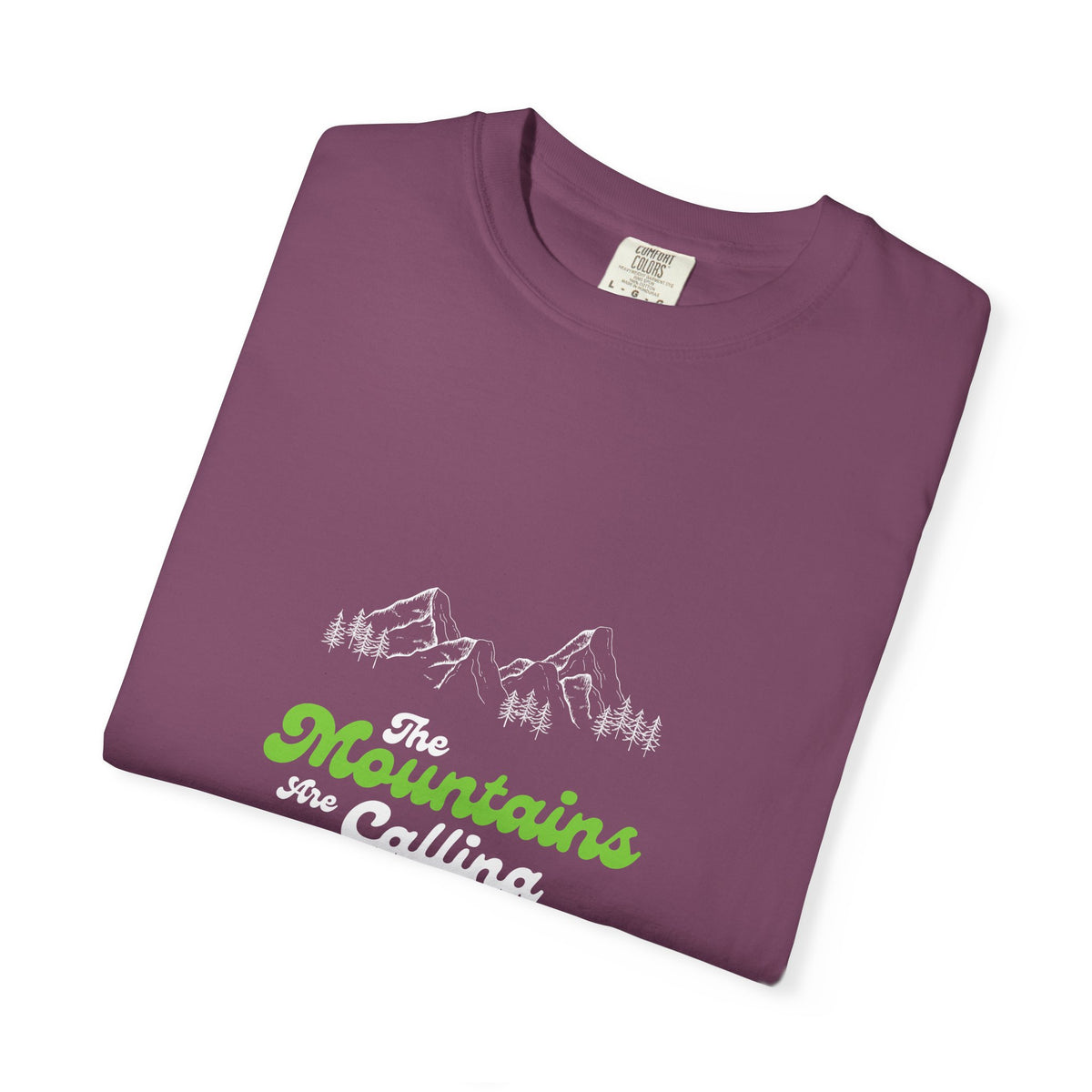 Mountains Are Calling T-Shirt — Outdoor Adventure Graphic Tee