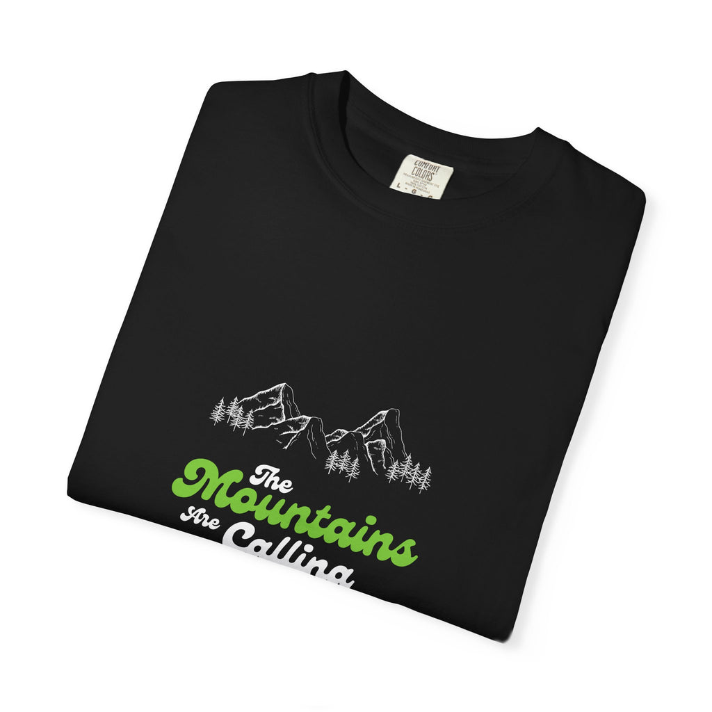 Mountains Are Calling T-Shirt — Outdoor Adventure Graphic Tee