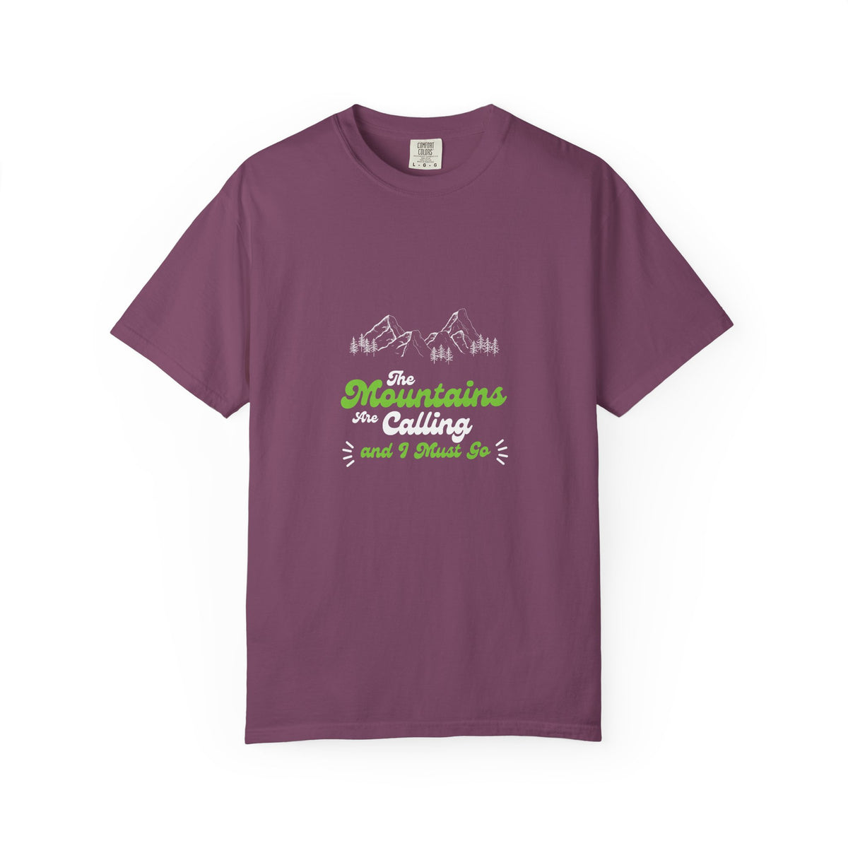 Mountains Are Calling T-Shirt — Outdoor Adventure Graphic Tee
