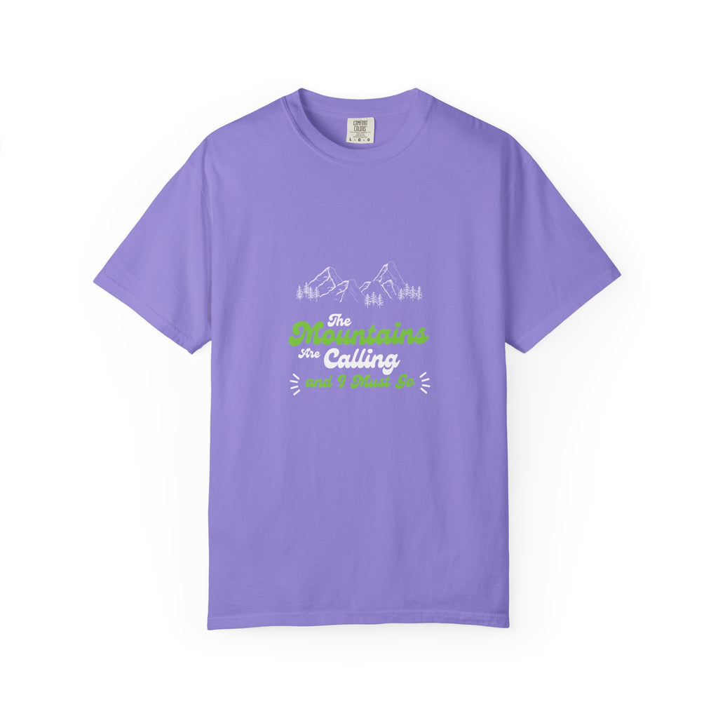 Mountains Are Calling T-Shirt — Outdoor Adventure Graphic Tee