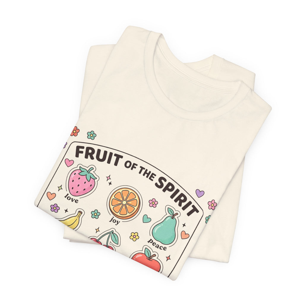 Fruit of the Spirit T-Shirt | Christian Rainbow Scripture Tee