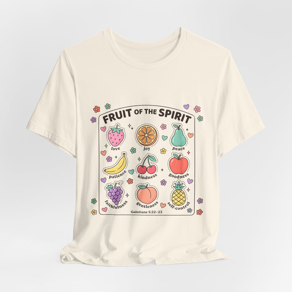 Fruit of the Spirit T-Shirt | Christian Rainbow Scripture Tee