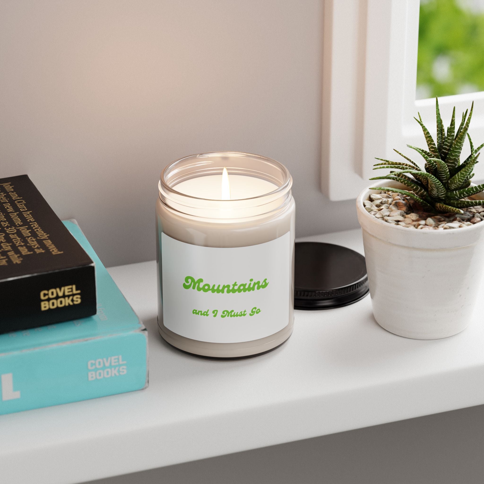 Mountains and I Must Go — 9oz Scented Soy Candle