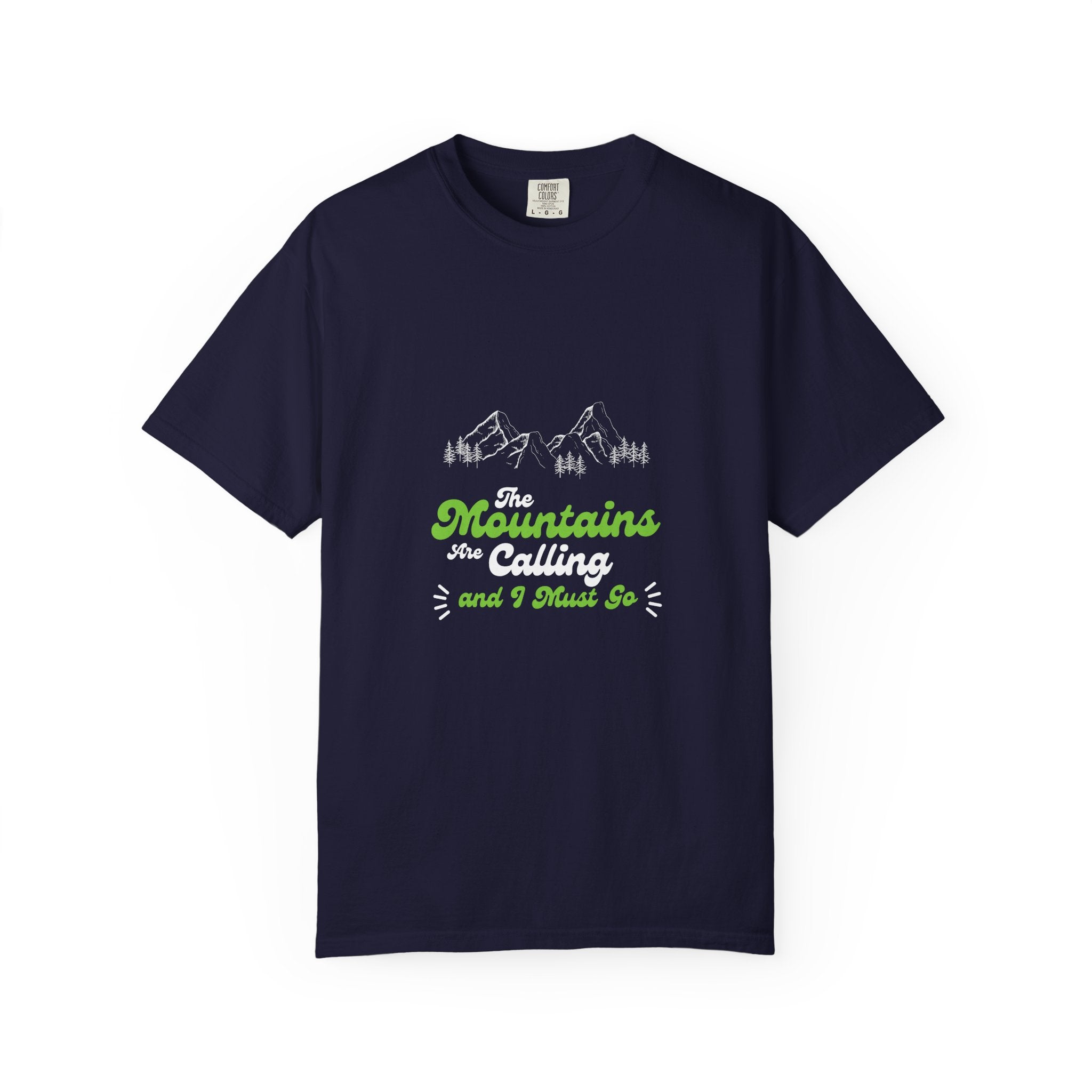 Mountains Are Calling T-shirt — Outdoor Hiking Adventure Tee
