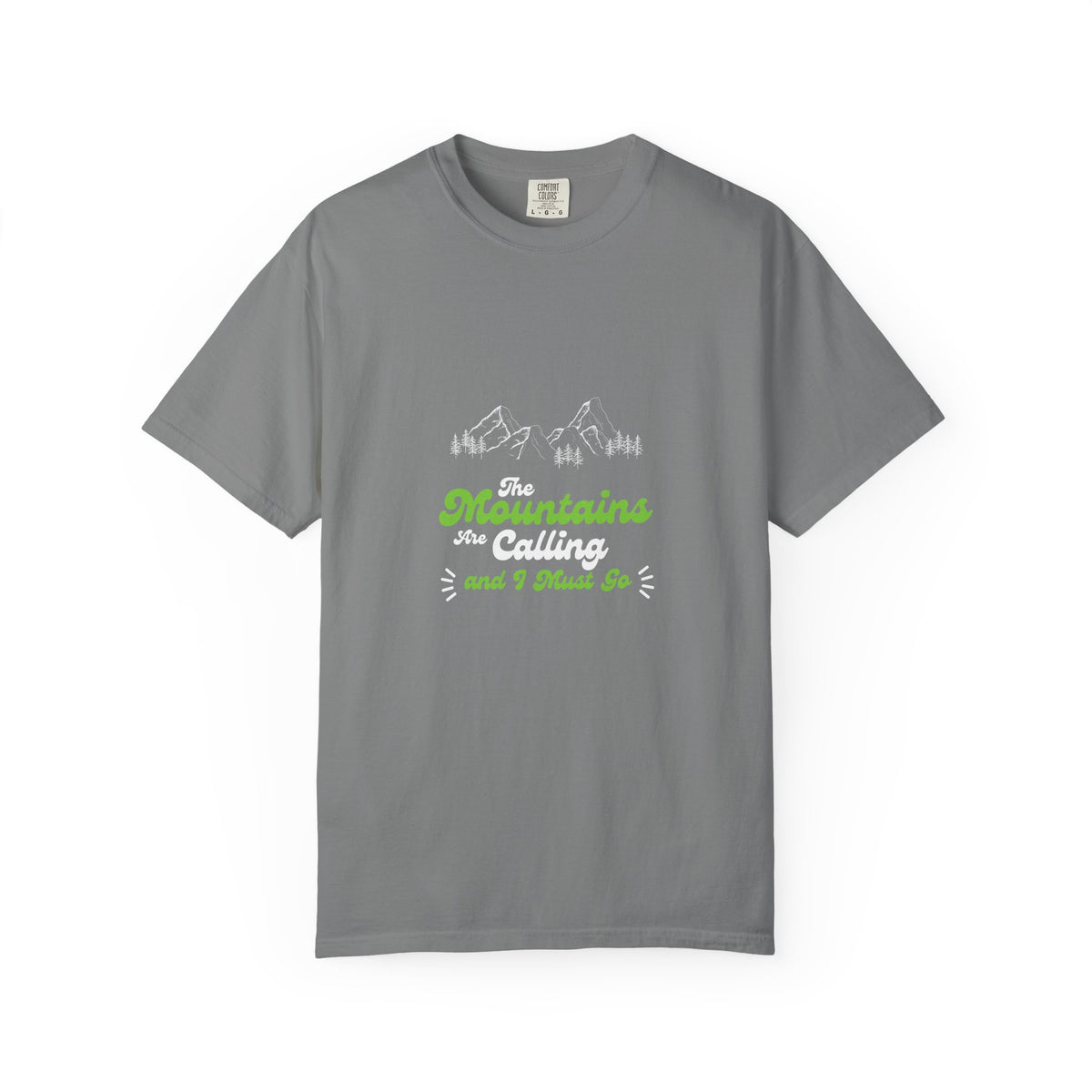 Mountains Are Calling T-Shirt — Outdoor Adventure Graphic Tee