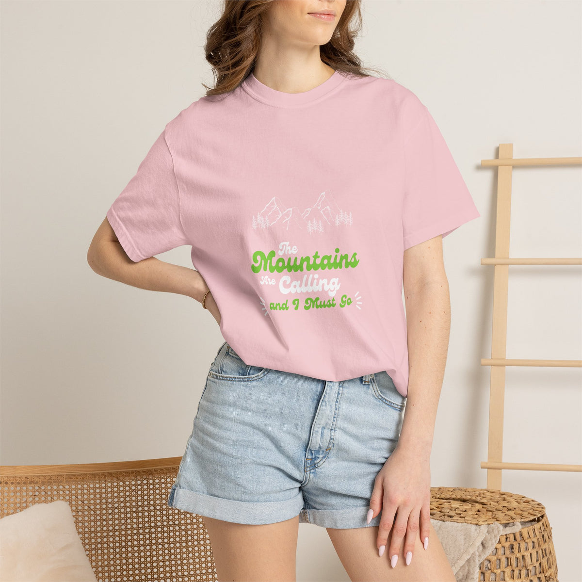 Mountains Are Calling T-Shirt — Outdoor Adventure Graphic Tee