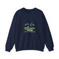 Sweatshirt — "Mountains and I Want To" Minimal Outdoor Crewneck