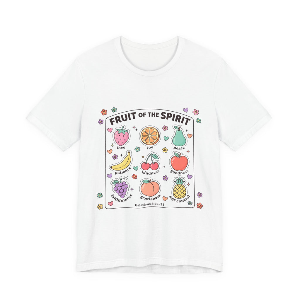 Fruit of the Spirit T-Shirt | Christian Rainbow Scripture Tee
