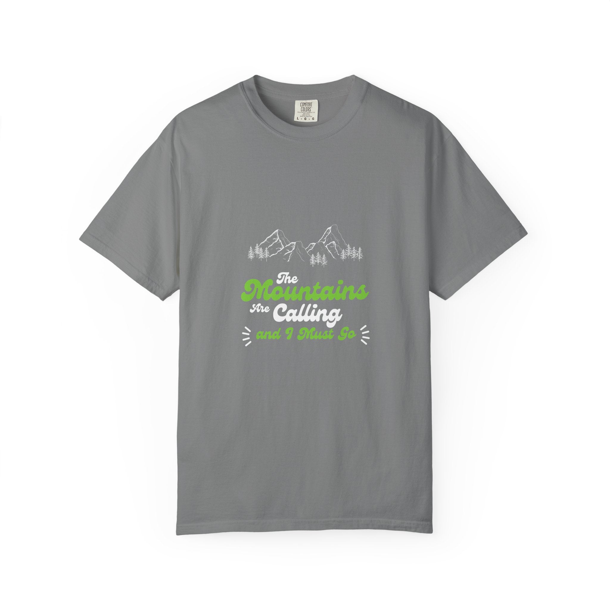 Mountains Are Calling T-shirt — Outdoor Hiking Adventure Tee