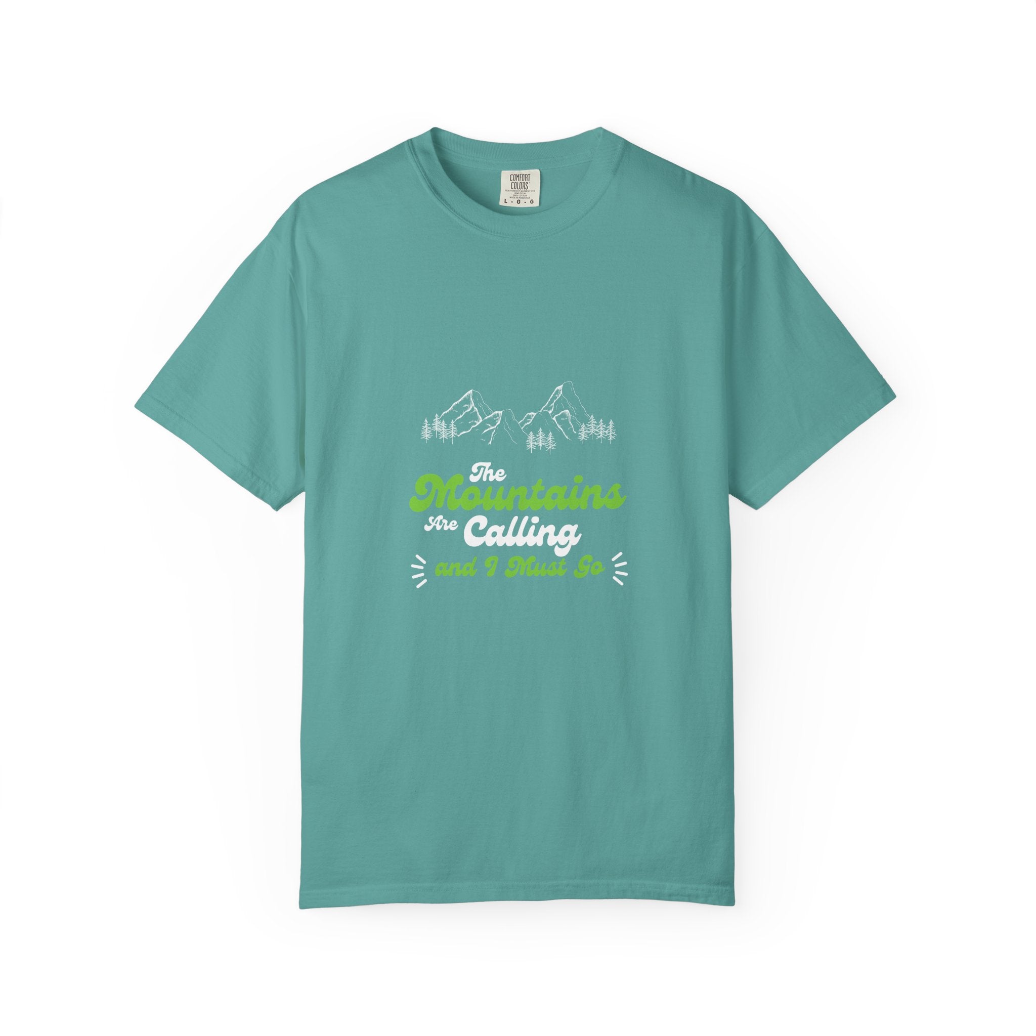 Mountains Are Calling T-shirt — Outdoor Hiking Adventure Tee