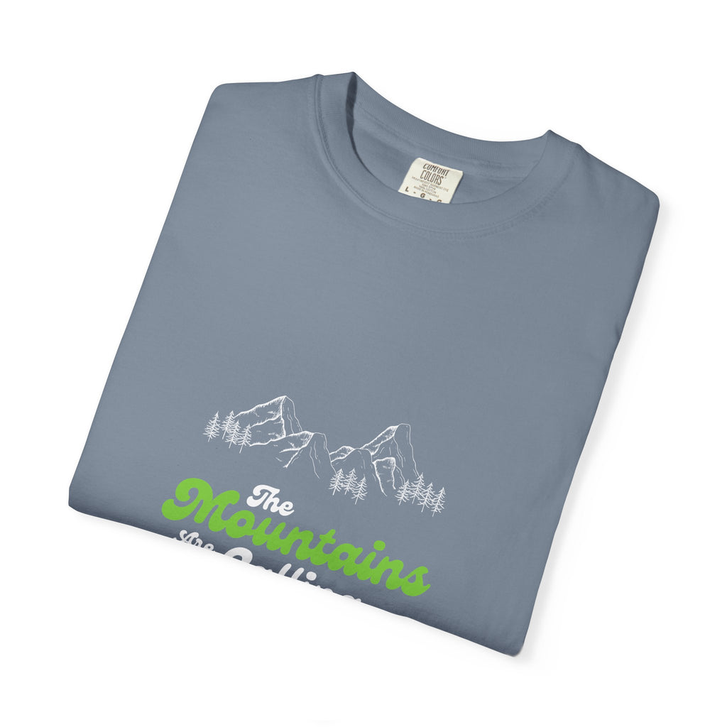 Mountains Are Calling T-shirt — Outdoor Hiking Adventure Tee