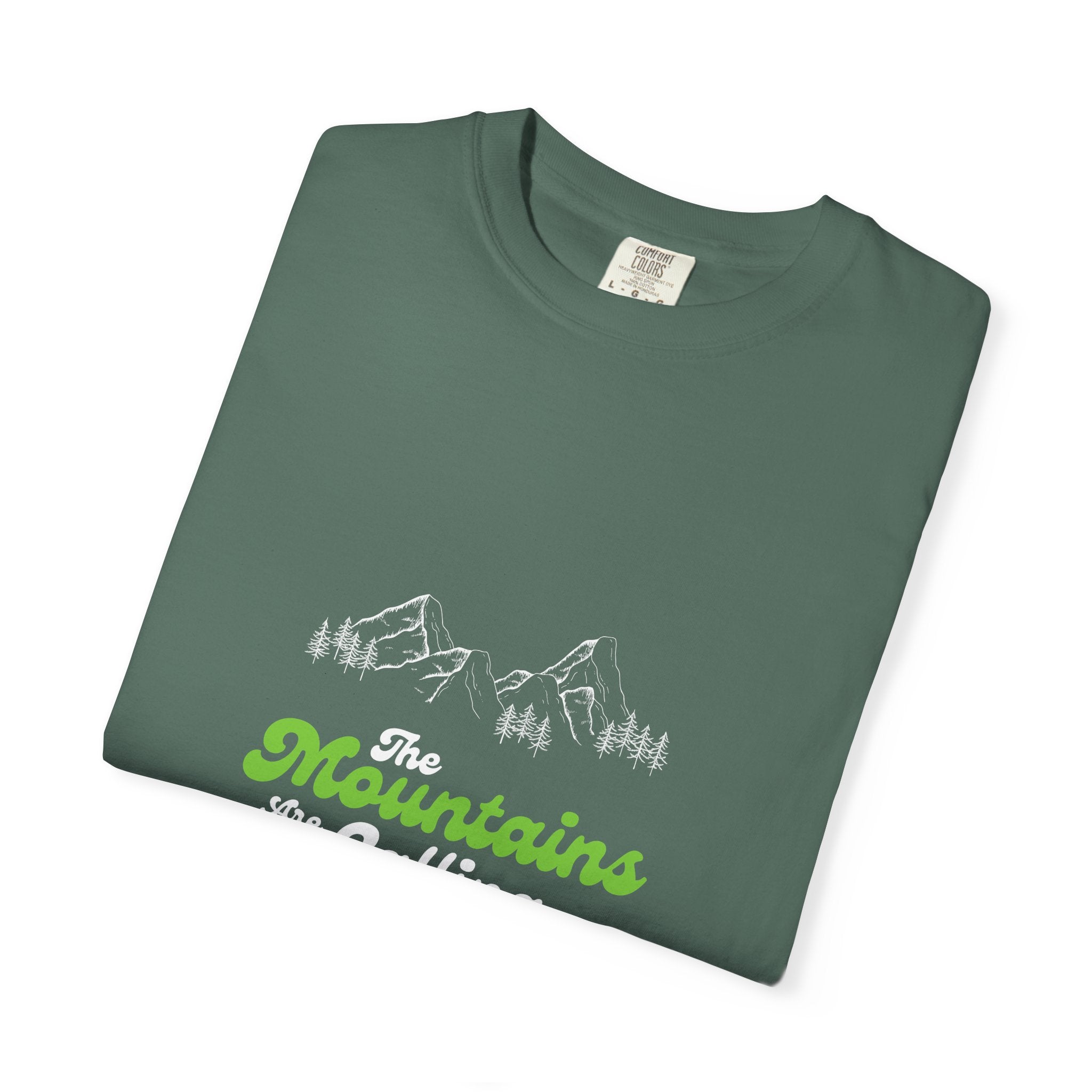 Mountains Are Calling T-shirt — Outdoor Hiking Adventure Tee